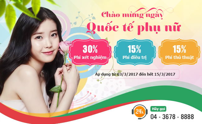 Hoạt động ưu đãi chào mừng ngày Quốc tế phụ nữ 8-3